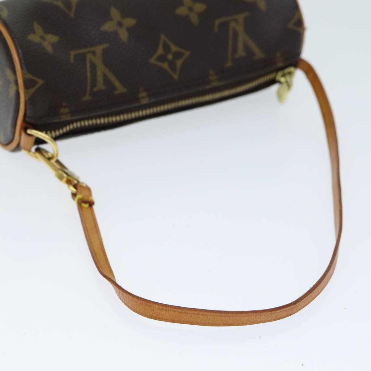 LOUIS VUITTON Monogram Papillon Pouch Pouch LV Auth 80299