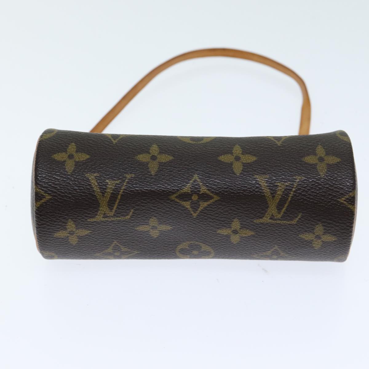 LOUIS VUITTON Monogram Papillon Pouch Pouch LV Auth 80299