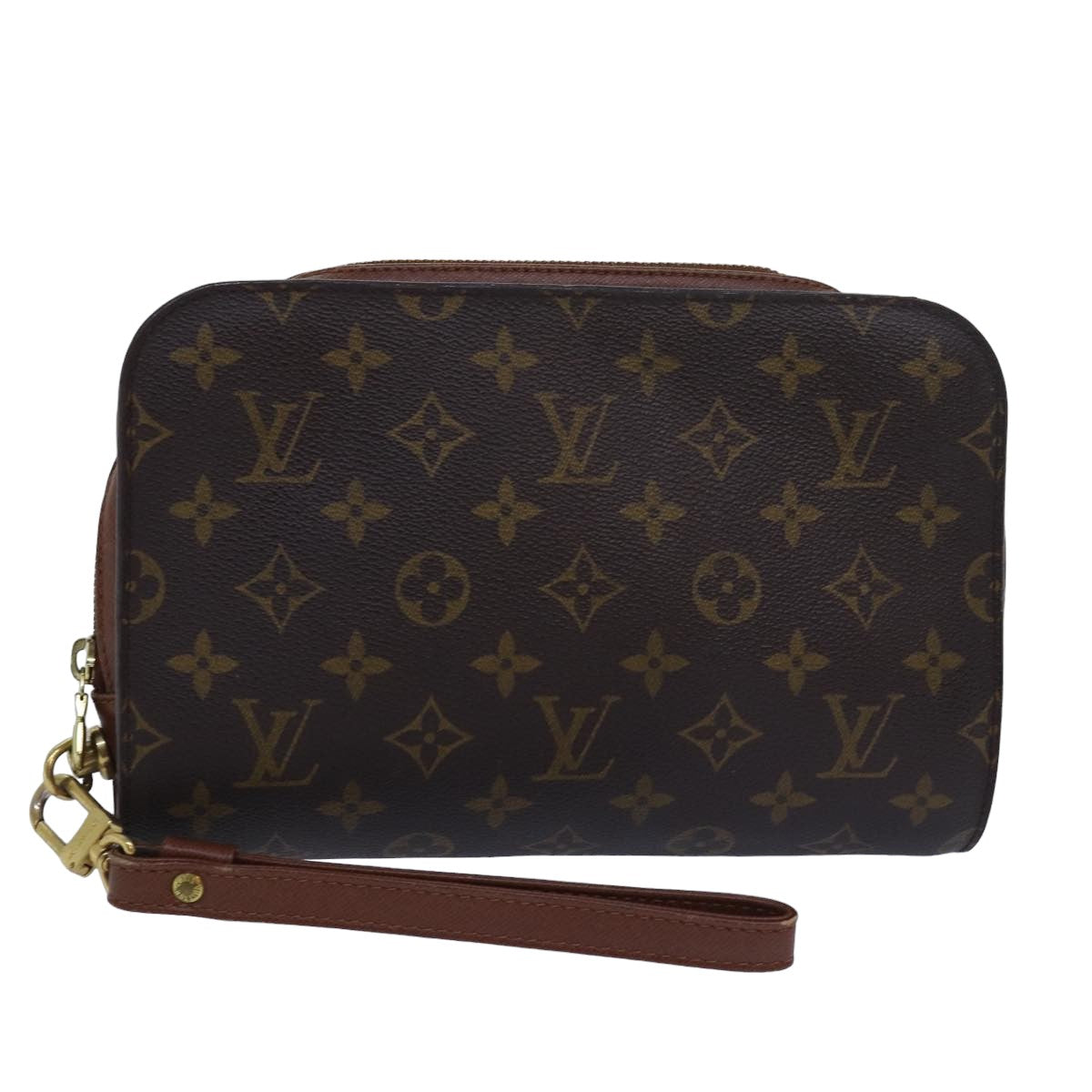 LOUIS VUITTON Monogram Orsay Clutch Bag M51790 LV Auth 80300