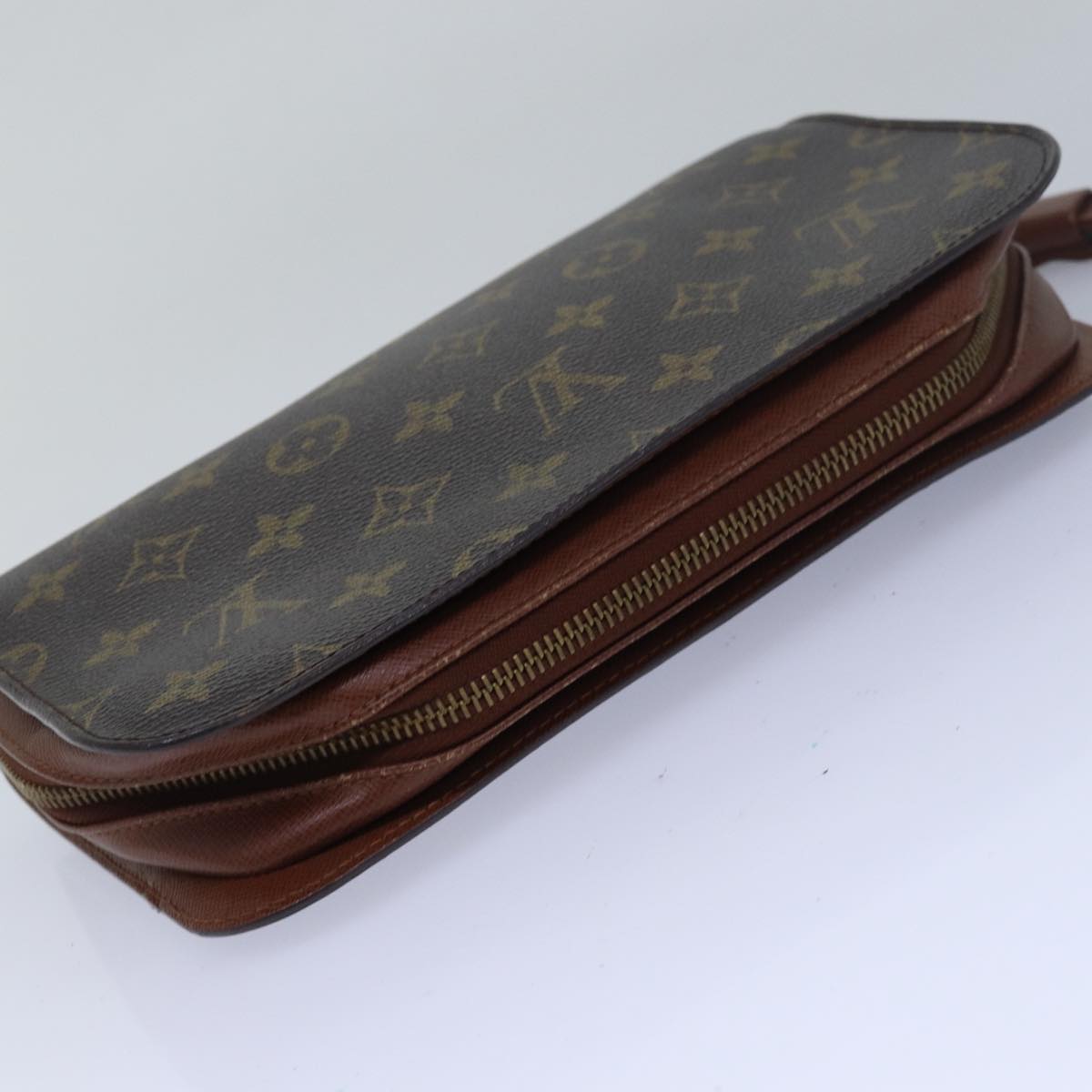 LOUIS VUITTON Monogram Orsay Clutch Bag M51790 LV Auth 80300