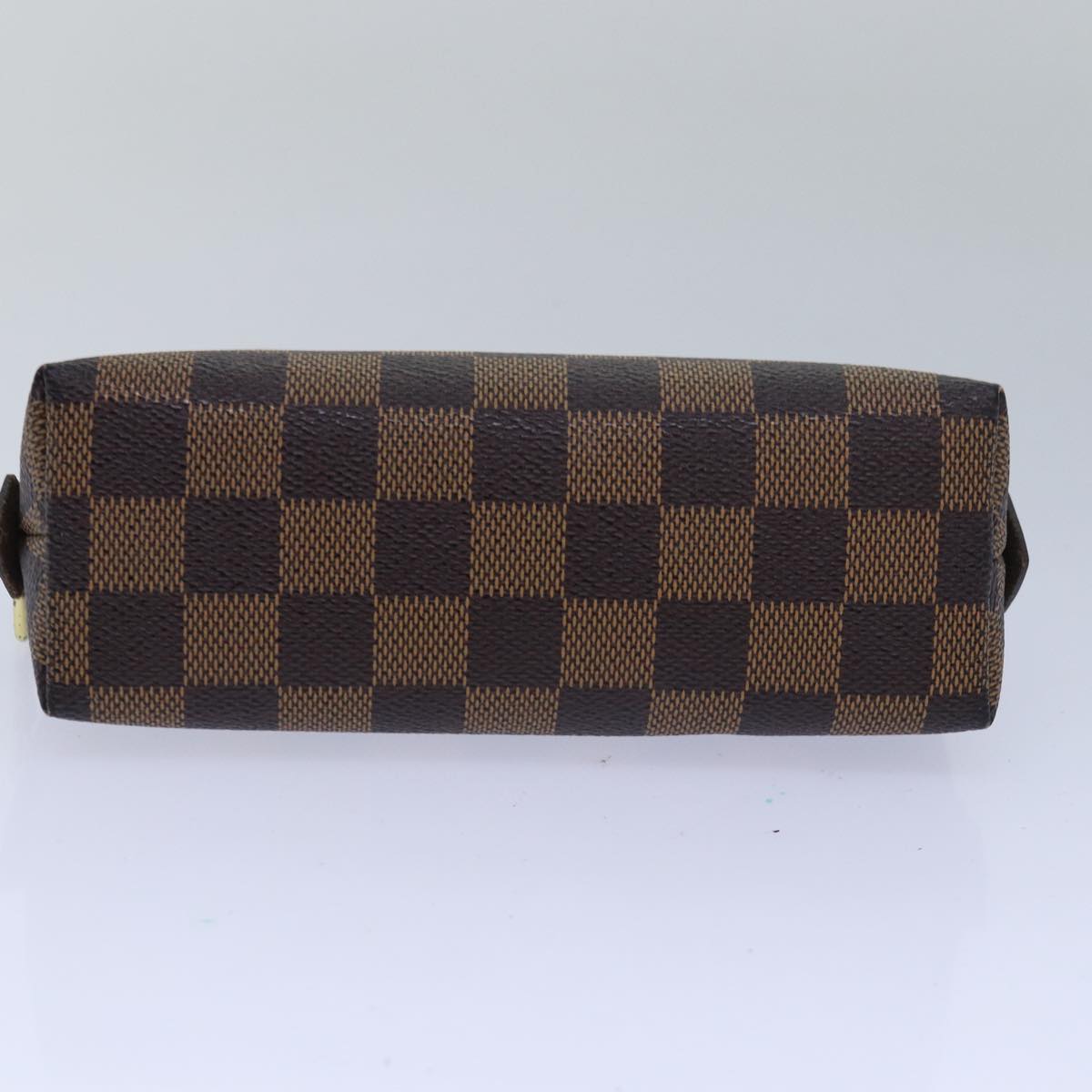 LOUIS VUITTON Damier Ebene Pochette Cosmetic PM Pouch N47516 LV Auth 80307