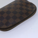 LOUIS VUITTON Damier Ebene Pochette Cosmetic PM Pouch N47516 LV Auth 80308-5