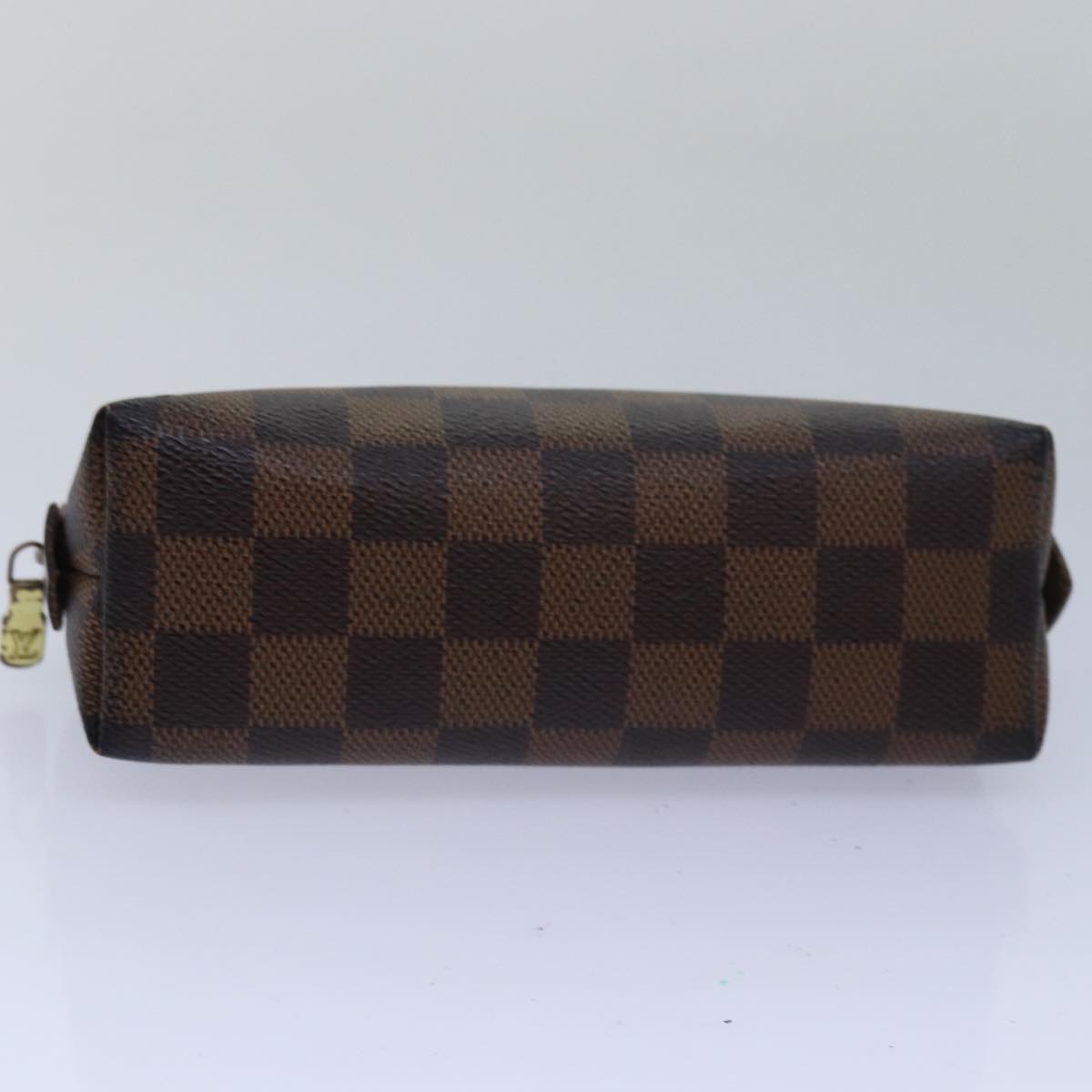 LOUIS VUITTON Damier Ebene Pochette Cosmetic PM Pouch N47516 LV Auth 80308