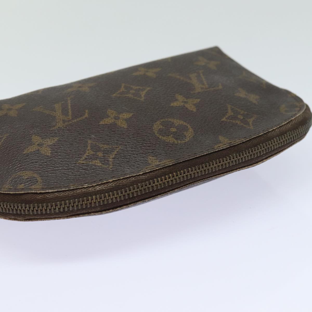 LOUIS VUITTON Monogram Pochette Cosmetic PM Cosmetic Pouch M47515 LV Auth 80309