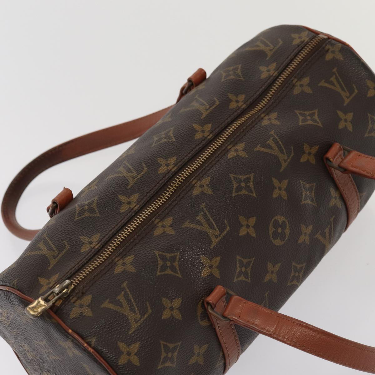 LOUIS VUITTON Monogram Papillon 30 Hand Bag M51385 LV Auth 80314