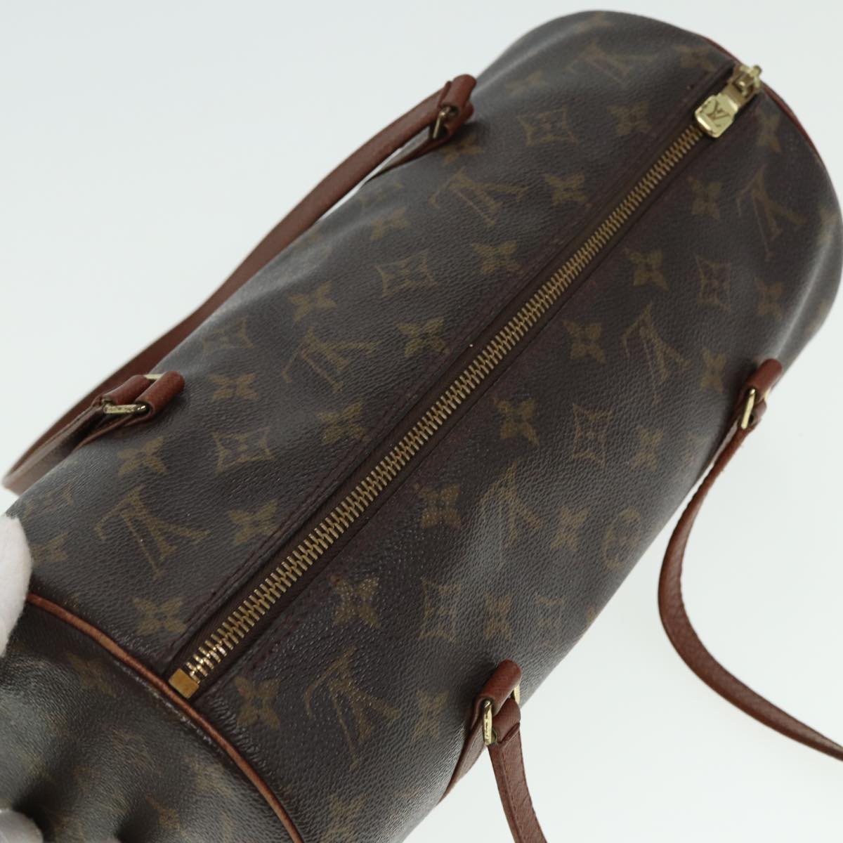 LOUIS VUITTON Monogram Papillon 30 Hand Bag M51385 LV Auth 80316