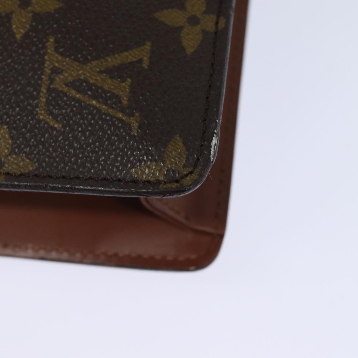 LOUIS VUITTON Monogram Ranelag Clutch Bag M51782 LV Auth 80331