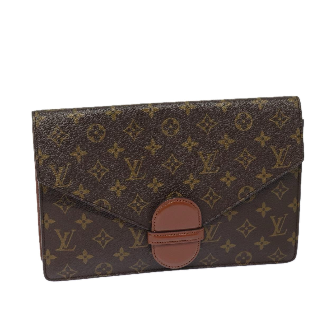 LOUIS VUITTON Monogram Ranelag Clutch Bag M51782 LV Auth 80331