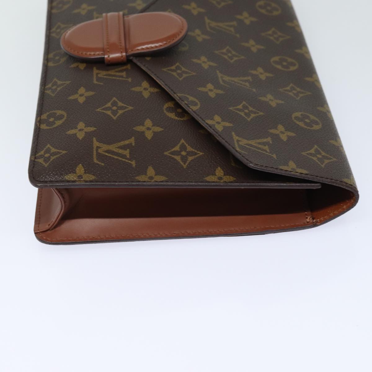 LOUIS VUITTON Monogram Ranelag Clutch Bag M51782 LV Auth 80331