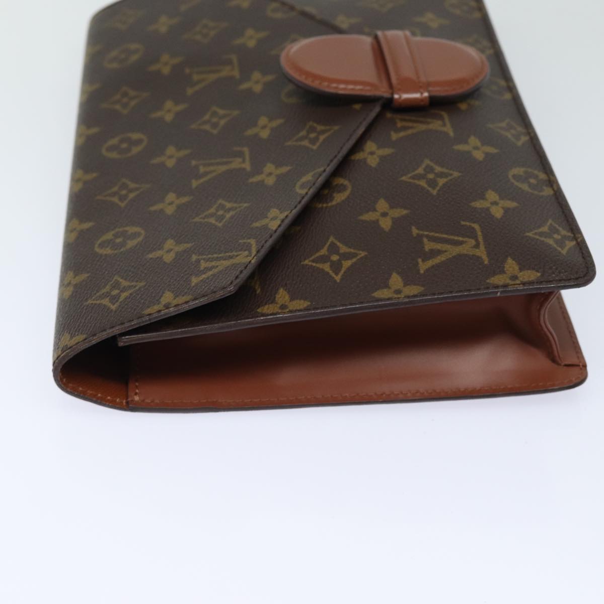 LOUIS VUITTON Monogram Ranelag Clutch Bag M51782 LV Auth 80331