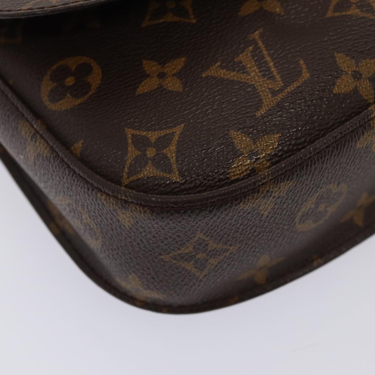 LOUIS VUITTON Monogram Saint Cloud MM Shoulder Bag M51243 LV Auth 80332