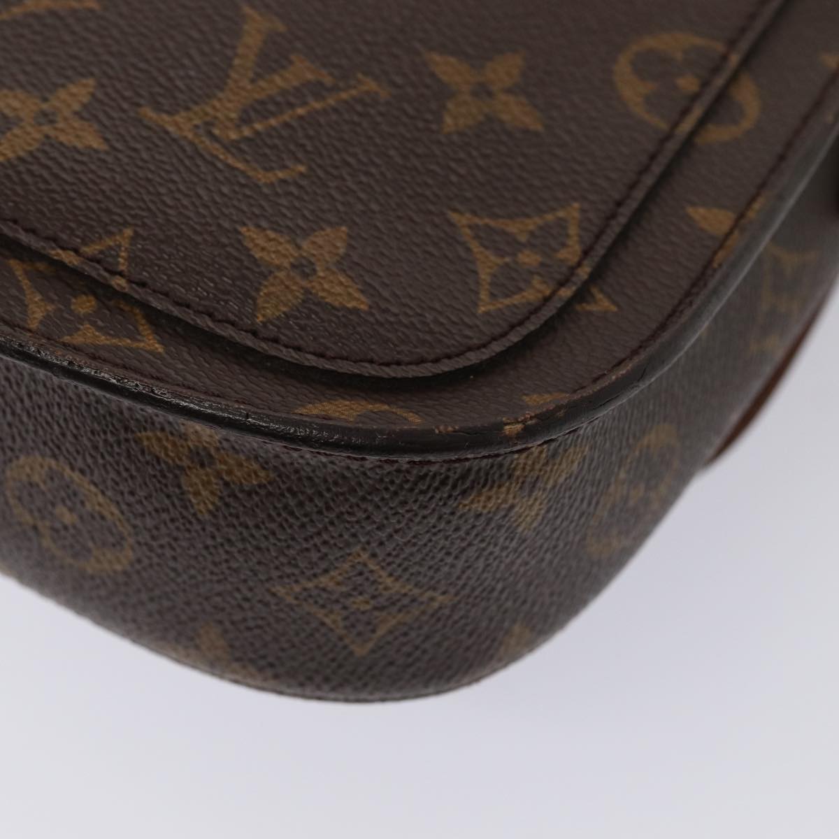 LOUIS VUITTON Monogram Saint Cloud MM Shoulder Bag M51243 LV Auth 80332