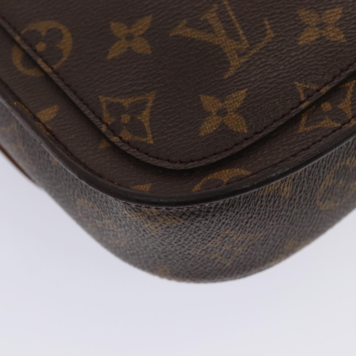 LOUIS VUITTON Monogram Saint Cloud MM Shoulder Bag M51243 LV Auth 80332