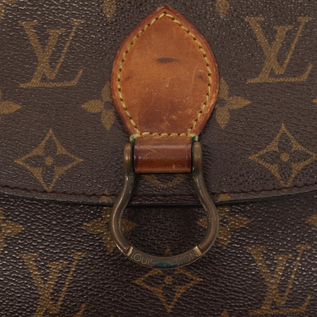 LOUIS VUITTON Monogram Saint Cloud MM Shoulder Bag M51243 LV Auth 80332