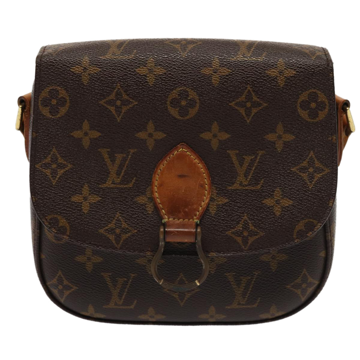 LOUIS VUITTON Monogram Saint Cloud MM Shoulder Bag M51243 LV Auth 80332