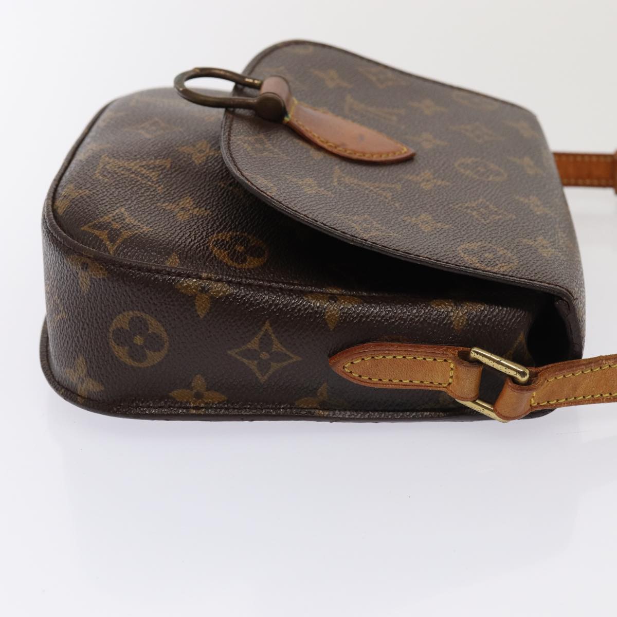 LOUIS VUITTON Monogram Saint Cloud MM Shoulder Bag M51243 LV Auth 80332