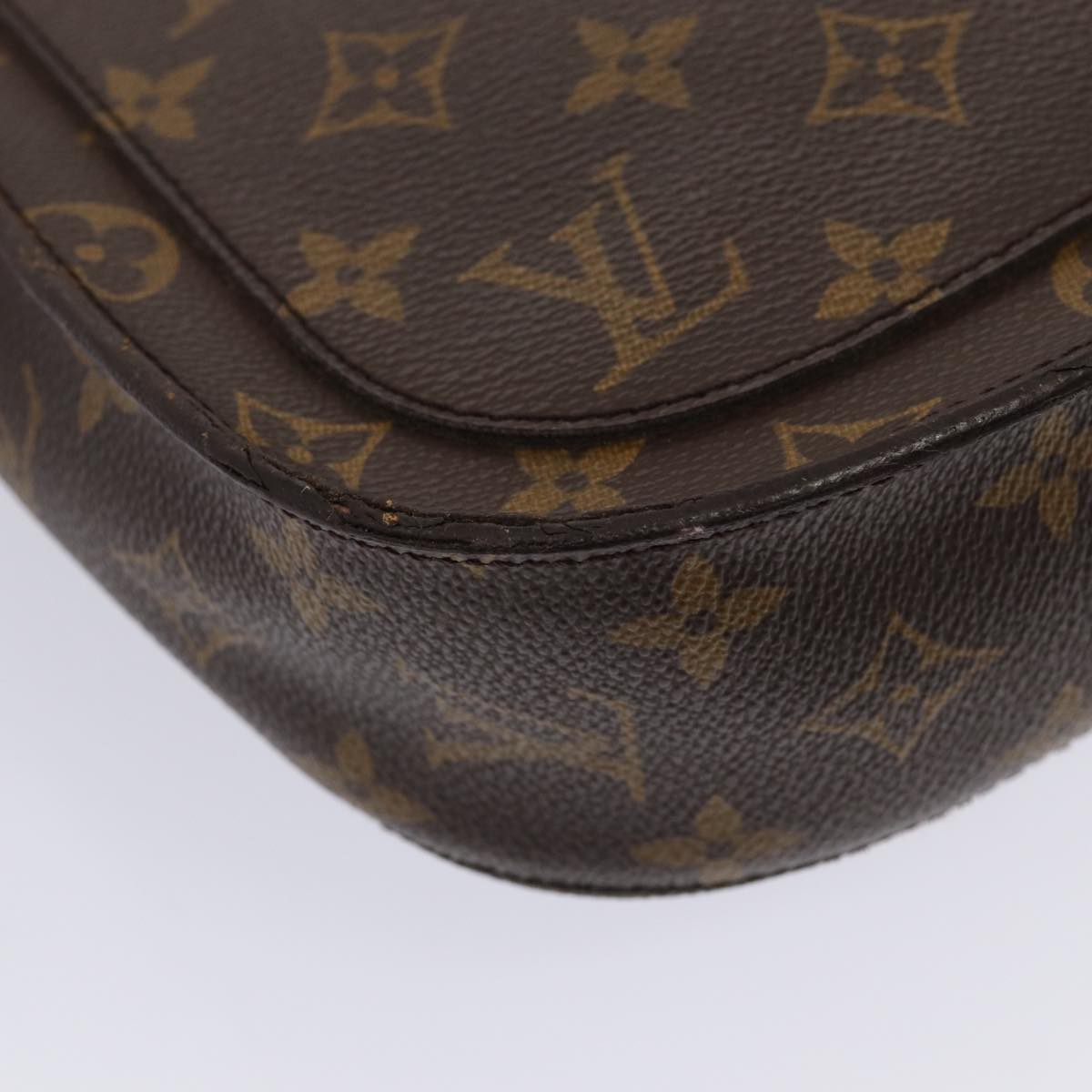 LOUIS VUITTON Monogram Saint Cloud GM Shoulder Bag M51242 LV Auth 80333