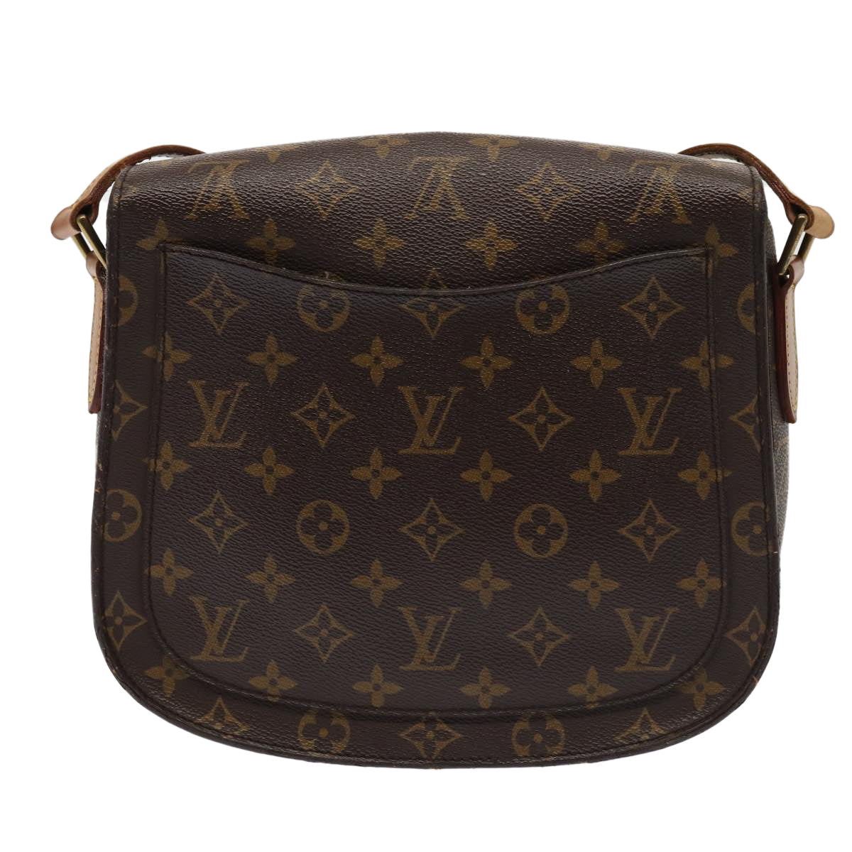 LOUIS VUITTON Monogram Saint Cloud GM Shoulder Bag M51242 LV Auth 80333