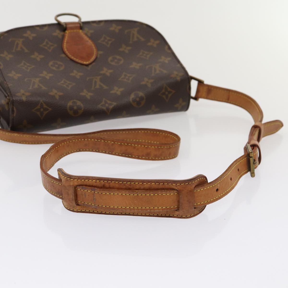 LOUIS VUITTON Monogram Saint Cloud GM Shoulder Bag M51242 LV Auth 80333