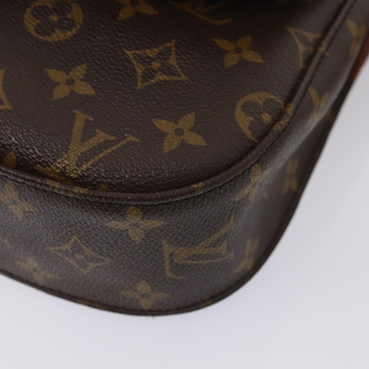 LOUIS VUITTON Monogram Saint Cloud GM Shoulder Bag M51242 LV Auth 80334