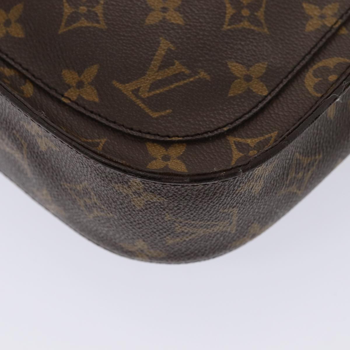 LOUIS VUITTON Monogram Saint Cloud GM Shoulder Bag M51242 LV Auth 80334