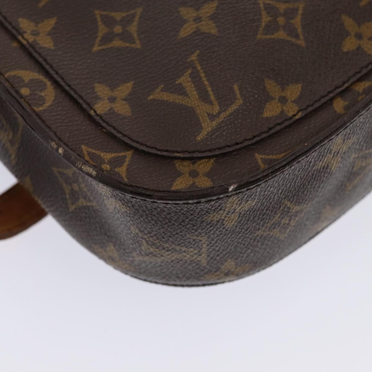 LOUIS VUITTON Monogram Saint Cloud GM Shoulder Bag M51242 LV Auth 80334