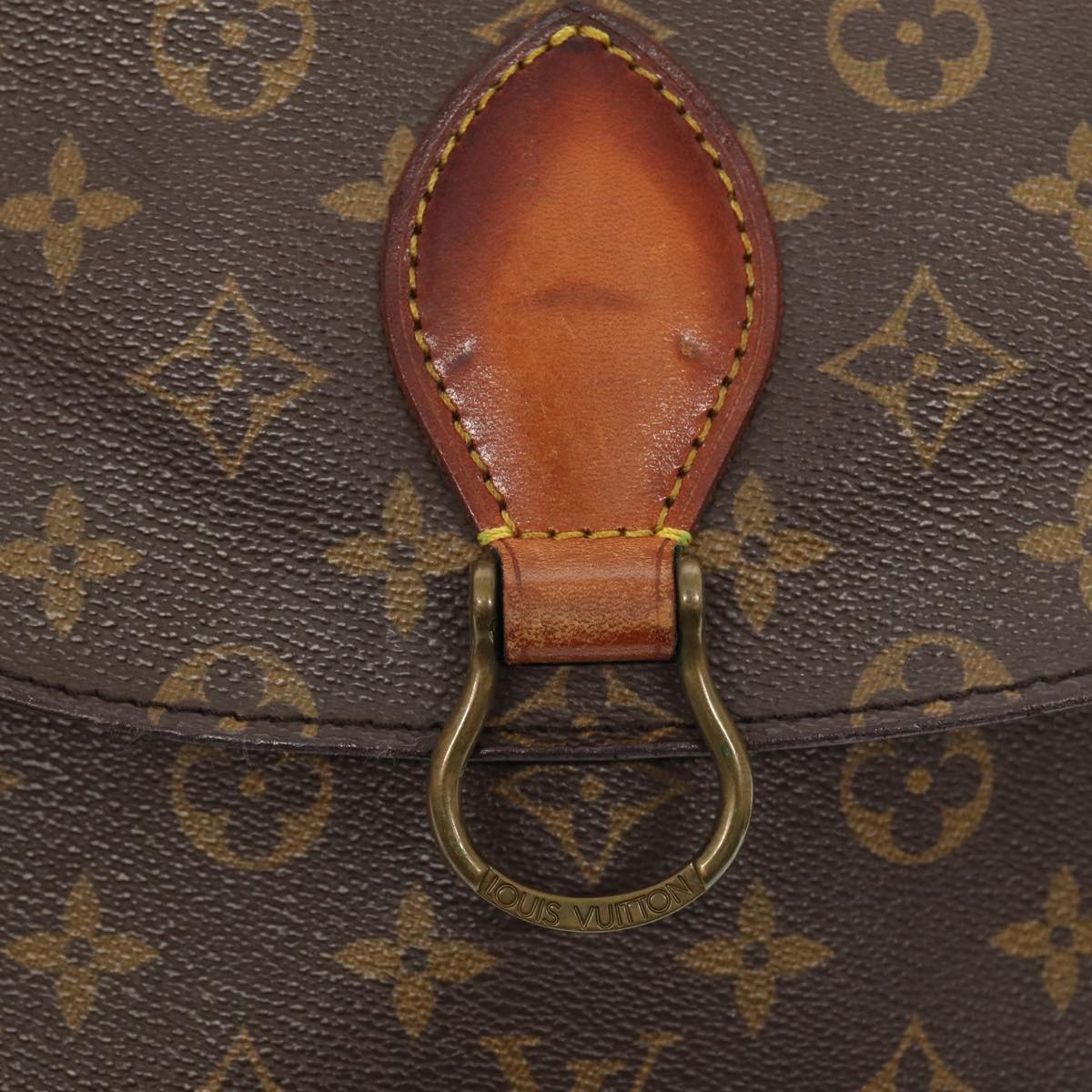 LOUIS VUITTON Monogram Saint Cloud GM Shoulder Bag M51242 LV Auth 80334