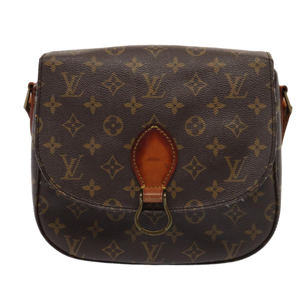 LOUIS VUITTON Monogram Saint Cloud GM Shoulder Bag M51242 LV Auth 80334