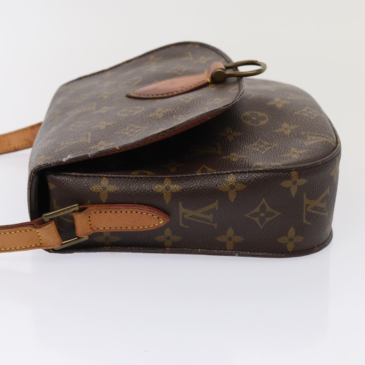 LOUIS VUITTON Monogram Saint Cloud GM Shoulder Bag M51242 LV Auth 80334