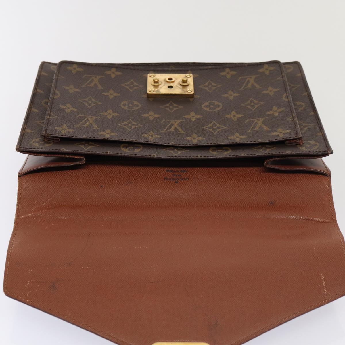 LOUIS VUITTON Monogram Monceau 28 Hand Bag 2way M51185 LV Auth 80337