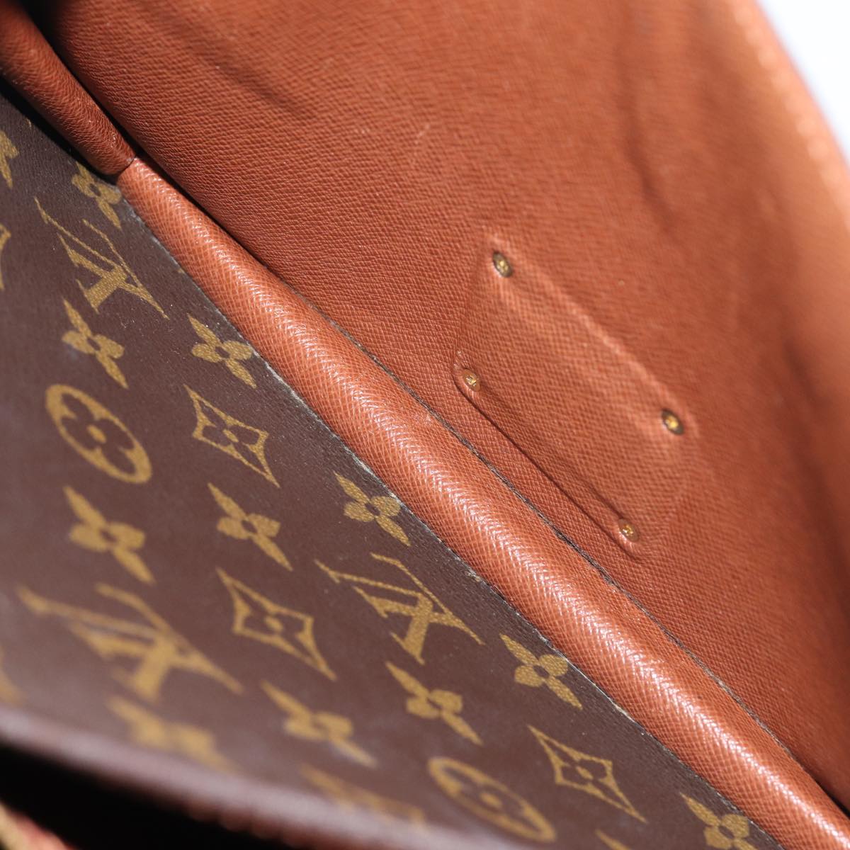 LOUIS VUITTON Monogram Monceau 28 Hand Bag 2way M51185 LV Auth 80337