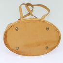 LOUIS VUITTON Nomad leather Bucket PM Shoulder Bag Beige M85001 LV Auth 80351-5