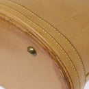 LOUIS VUITTON Nomad leather Bucket PM Shoulder Bag Beige M85001 LV Auth 80351-16