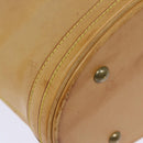 LOUIS VUITTON Nomad leather Bucket PM Shoulder Bag Beige M85001 LV Auth 80351-17
