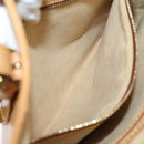 LOUIS VUITTON Nomad leather Bucket PM Shoulder Bag Beige M85001 LV Auth 80351-22