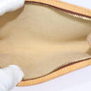 LOUIS VUITTON Nomad leather Bucket PM Shoulder Bag Beige M85001 LV Auth 80351-26