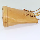 LOUIS VUITTON Nomad leather Bucket PM Shoulder Bag Beige M85001 LV Auth 80351-3