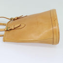 LOUIS VUITTON Nomad leather Bucket PM Shoulder Bag Beige M85001 LV Auth 80351-4