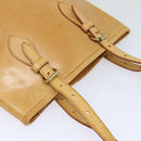 LOUIS VUITTON Nomad leather Bucket PM Shoulder Bag Beige M85001 LV Auth 80351-6