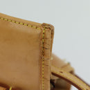 LOUIS VUITTON Nomad leather Bucket PM Shoulder Bag Beige M85001 LV Auth 80351-7