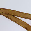 LOUIS VUITTON Nomad leather Bucket PM Shoulder Bag Beige M85001 LV Auth 80351-14