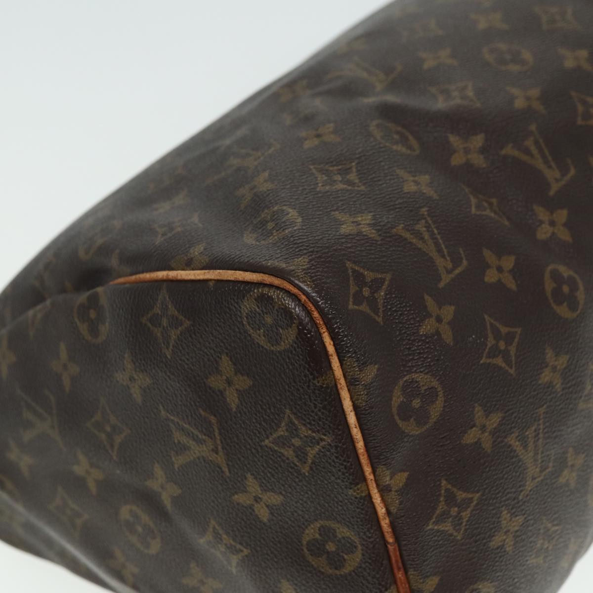 LOUIS VUITTON Monogram Speedy 35 Hand Bag M41524 LV Auth 80365