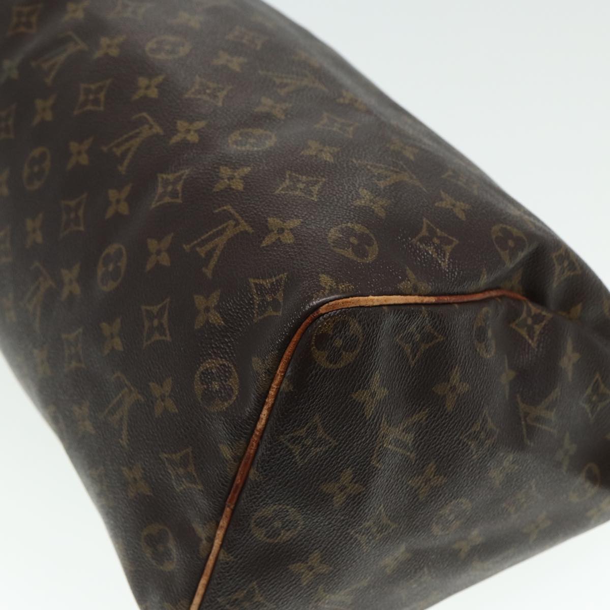 LOUIS VUITTON Monogram Speedy 35 Hand Bag M41524 LV Auth 80365