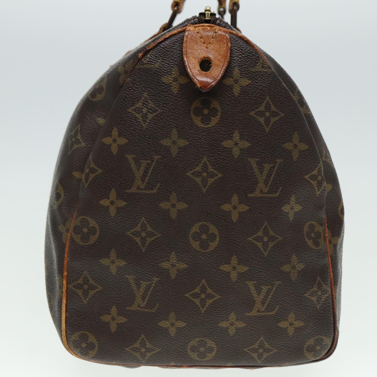 LOUIS VUITTON Monogram Speedy 35 Hand Bag M41524 LV Auth 80365