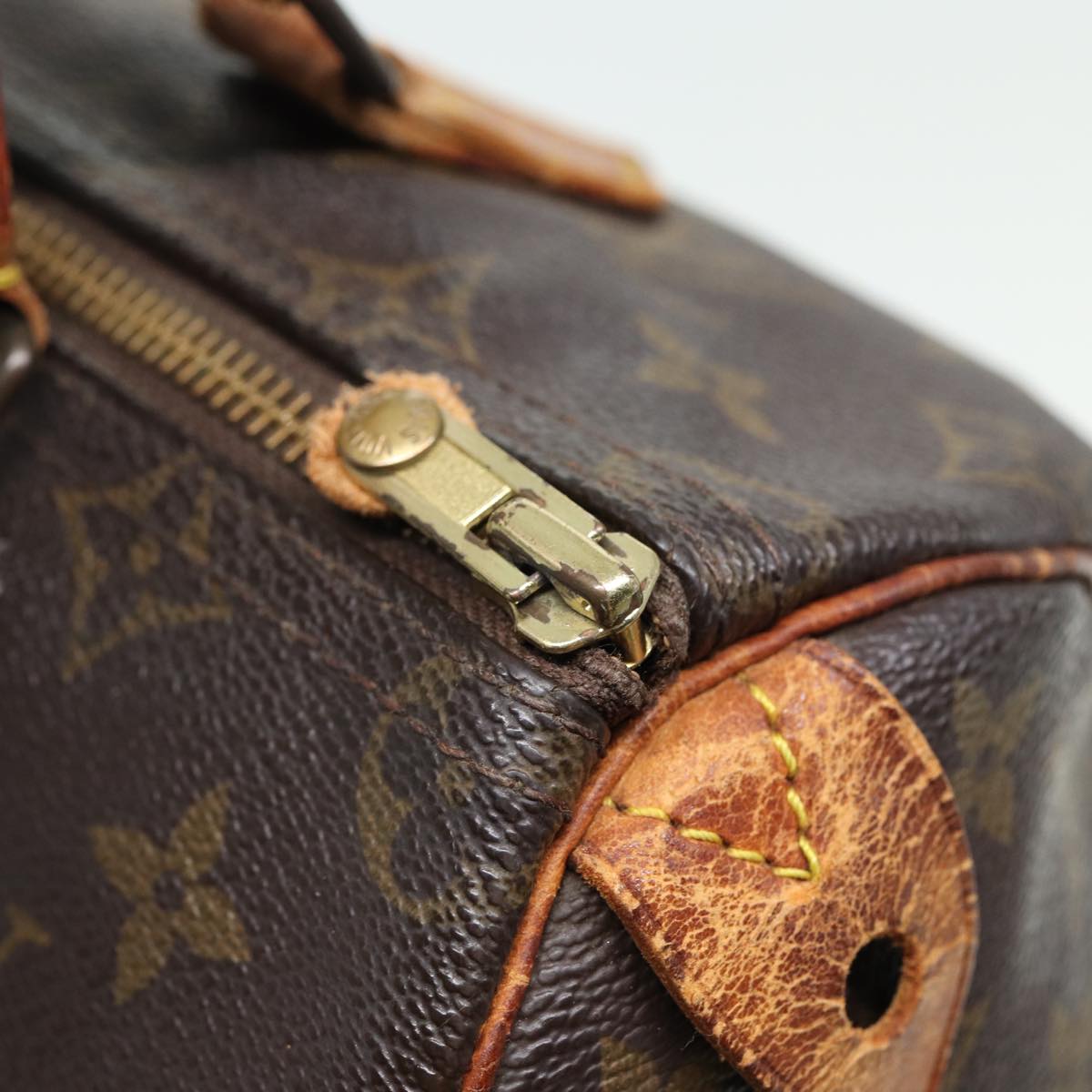 LOUIS VUITTON Monogram Speedy 25 Hand Bag M41528 LV Auth 80367