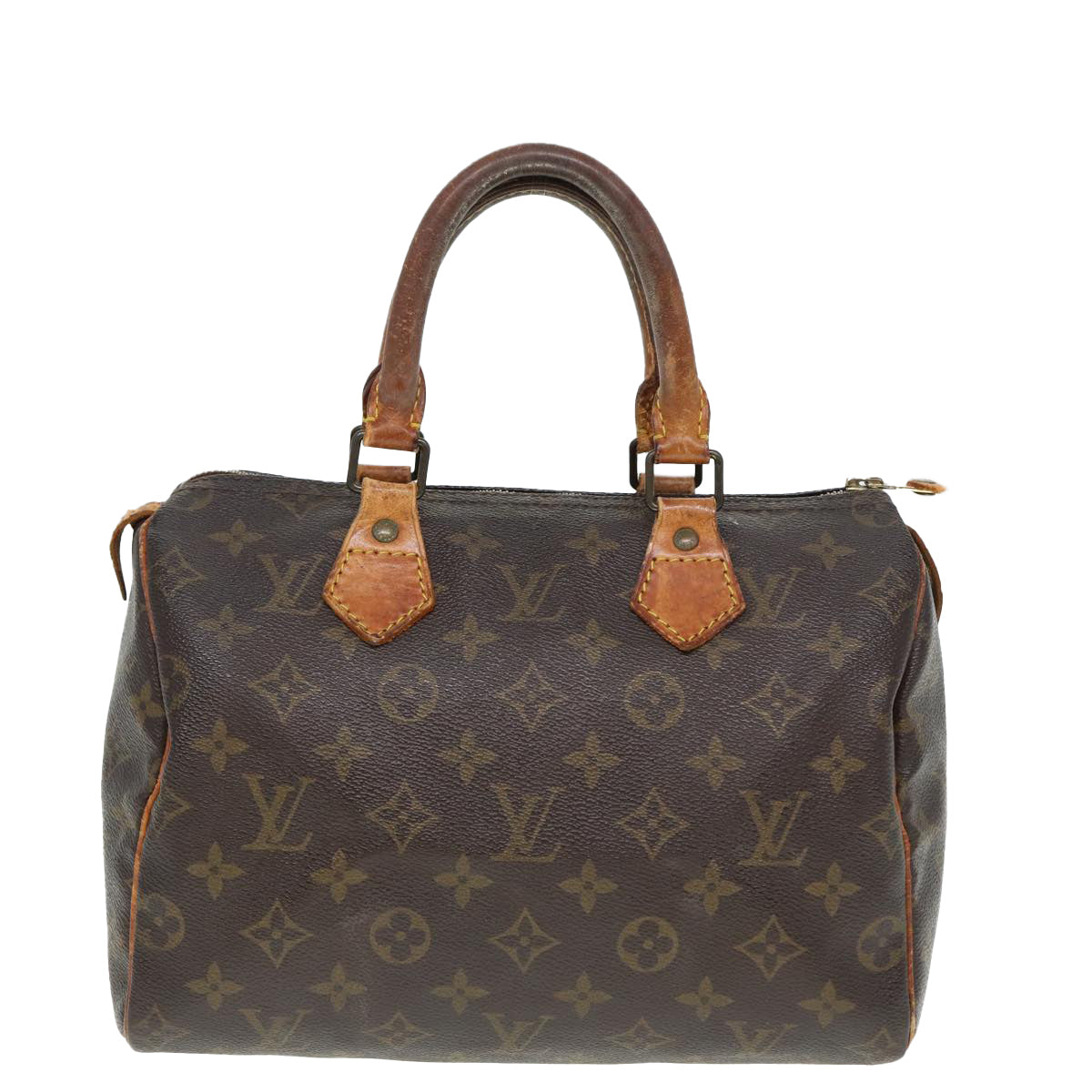 LOUIS VUITTON Monogram Speedy 25 Hand Bag M41528 LV Auth 80367