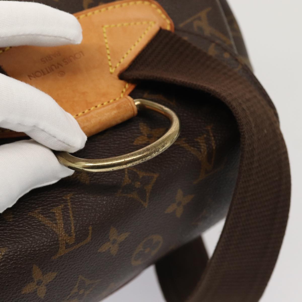 LOUIS VUITTON Monogram Montsouris GM Backpack M51135 LV Auth 80383