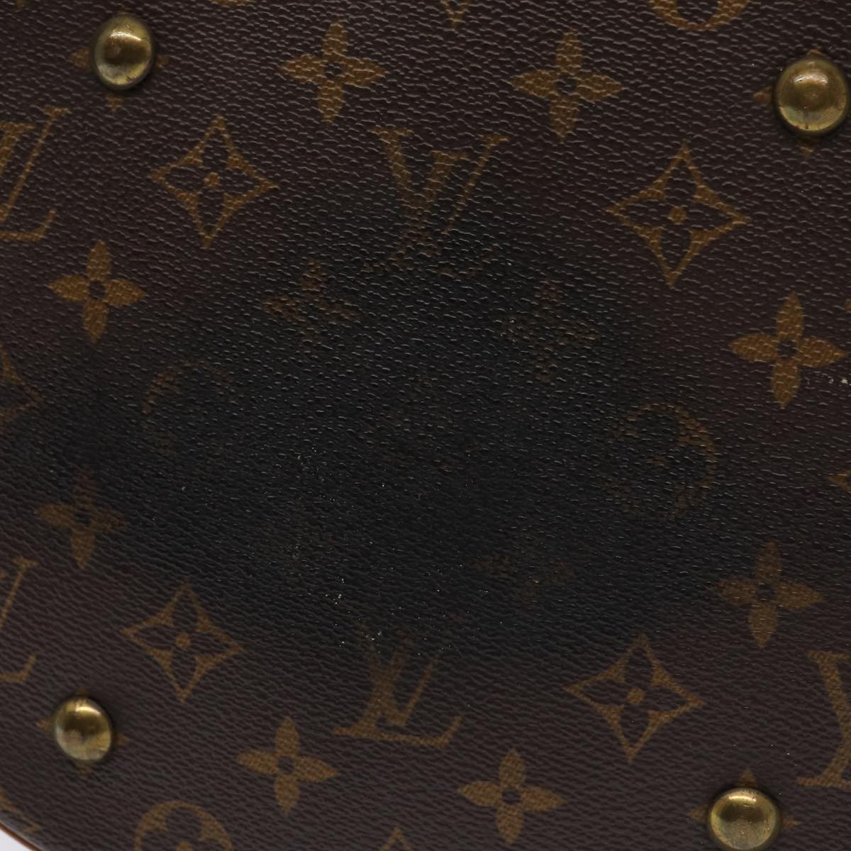 LOUIS VUITTON Monogram Bucket GM Shoulder Bag M42236 LV Auth 80384