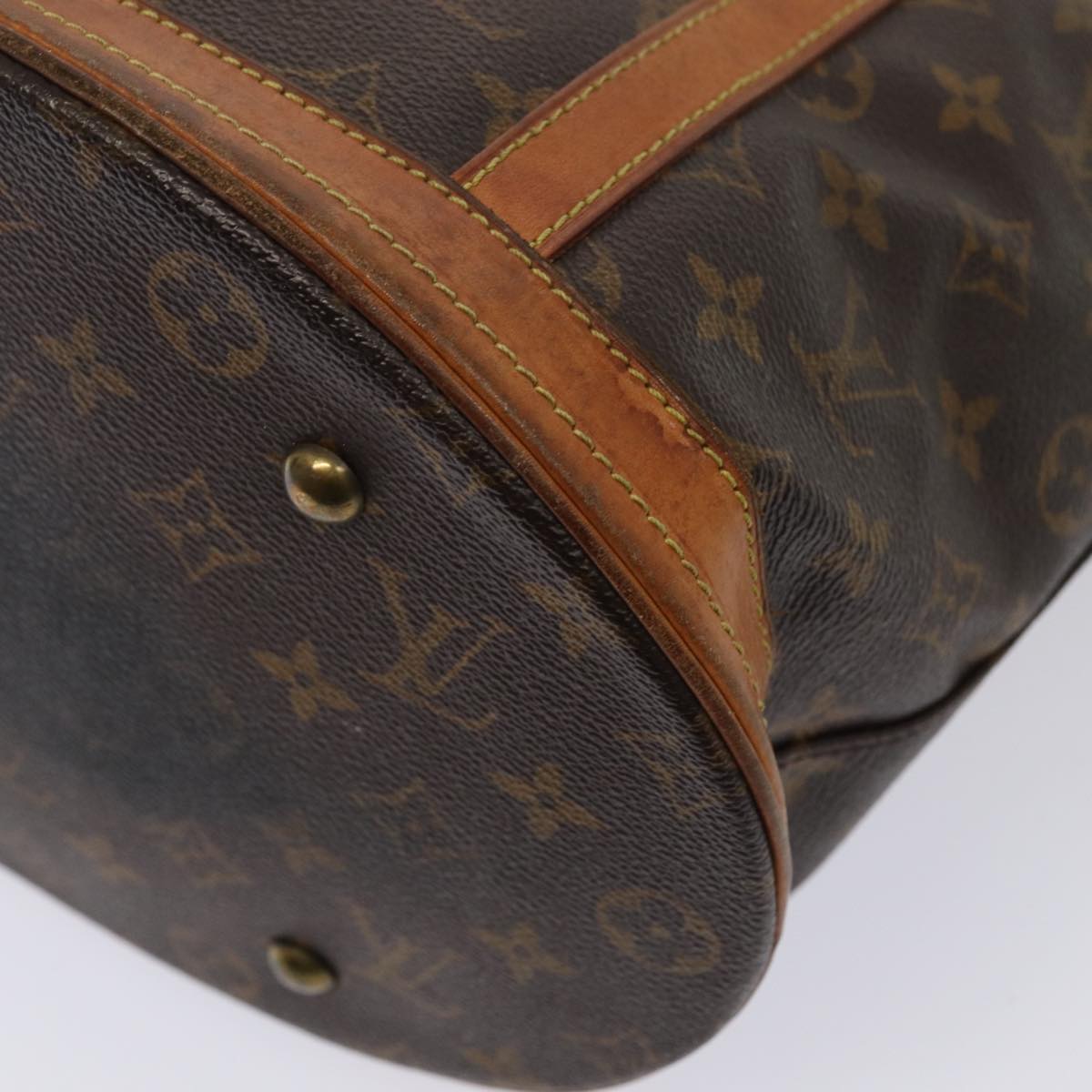 LOUIS VUITTON Monogram Bucket GM Shoulder Bag M42236 LV Auth 80384