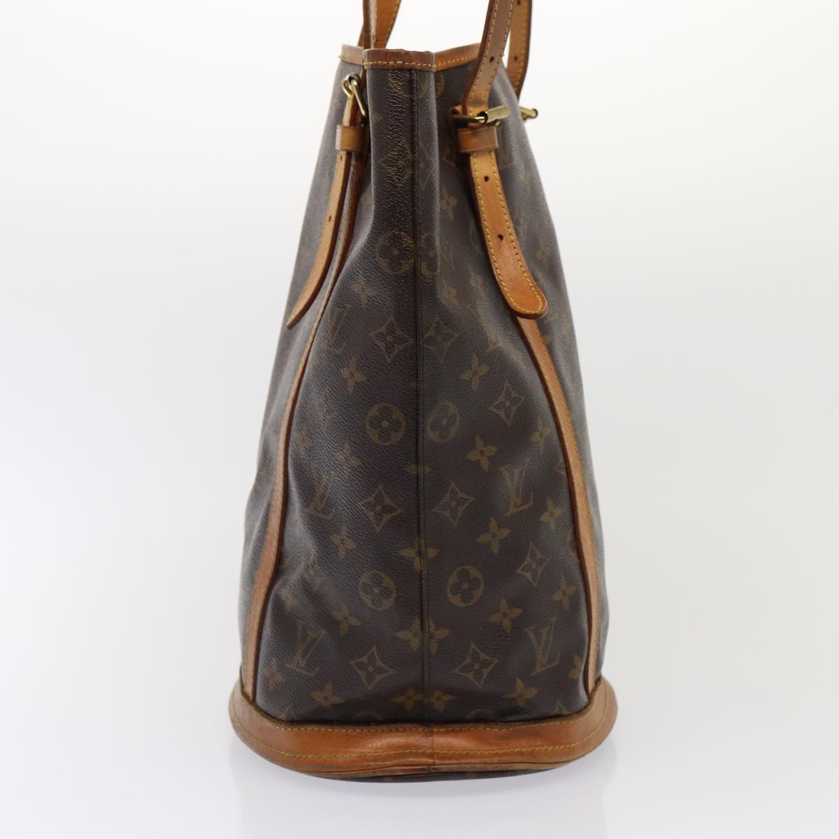 LOUIS VUITTON Monogram Bucket GM Shoulder Bag M42236 LV Auth 80384